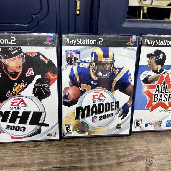PlayStation 2 Sports Games: NHL 2003, Madden 2003, Allstar Baseball 2003 - Picture 4 of 7